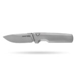 Granite Frontier × Boone Forge "Monolith" Titanium Button Lock Folding Knife (3.31" M390 Blade)