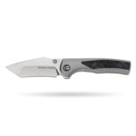 Granite Frontier × Boone Forge "Vanguard" Titanium & Carbon Fiber Frame Lock Knife (3.41" M390 Blade)